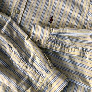 POLO Ralph Lauren Yellow/Blue/Pink Striped OCBD XL